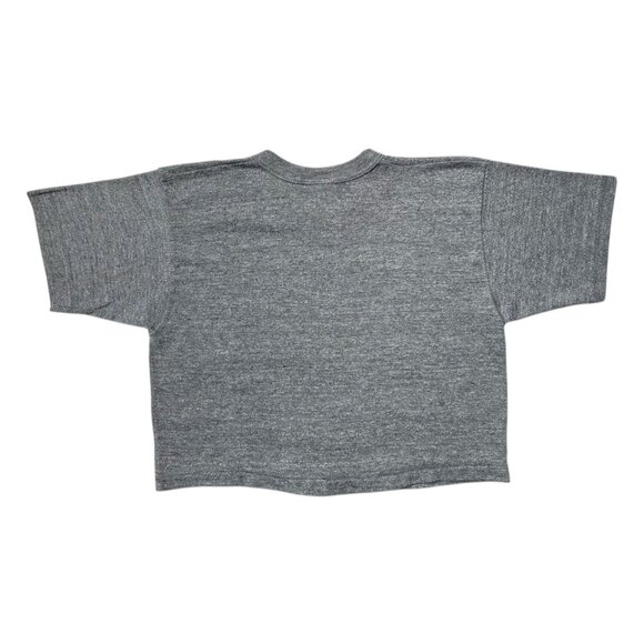 90s Vintage Gotcha Crop Top T-shirt Single Stitch Grainy Grey Surfwear. - Picture 3 of 7